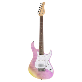 CORT G280STCB Elektrische gitaar Trans Chameleon Purple