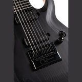 CORT KX707EVOPBKG 7-snarige Elektrische gitaar Evertune Open Pore Black