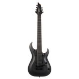 CORT KX707EVOPBKG 7-snarige Elektrische gitaar Evertune Open Pore Black