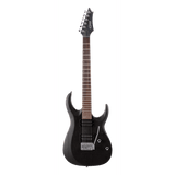 CORT X100OPBK Elektrische gitaar Open Pore Black