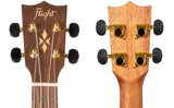 Flight DUC430 EQ DAO Elektrisch-Akoestische Concert Ukulele met Dao Body, Pickup en Aquila Super Nylgut Snaren