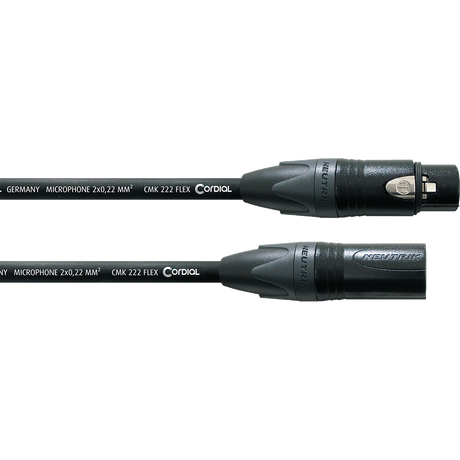 Cordial CPM FM FLEX Select Microfoonkabel Extra Flexibel – XLR mannelijk/vrouwelijk