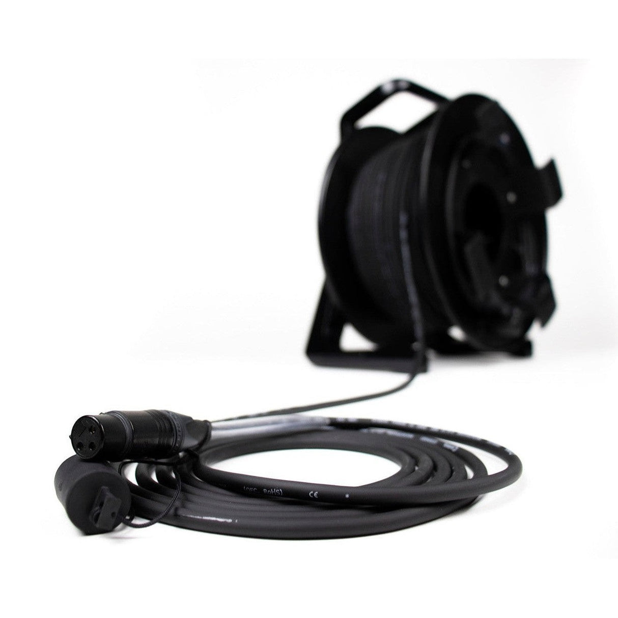 Cordial ECL CPM75FM-234-SD Select Microfoonkabel – Neutrik XLR – 75m Op Haspel – Zwart