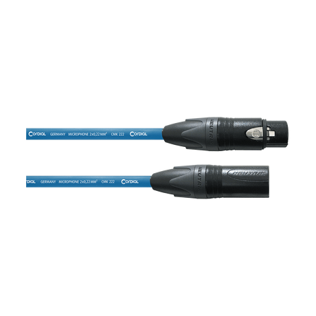Cordial CMP FM BL Select Microfoonkabel – XLR mannelijk/vrouwelijk – Blauw