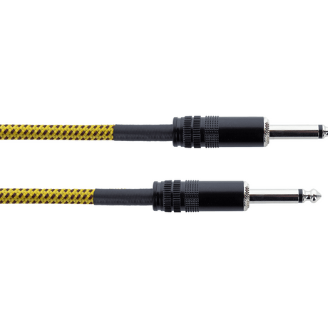 Cordial EL PP TWEED YE Elements Instrumentenkabel 6.3 mm Jack geel