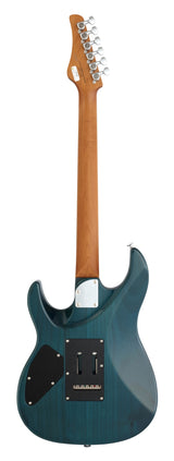 FGN Expert Odyssey DU EW 3 elektrische gitaar Emerald Ocean Burst, 24 RVS frets, met koffer