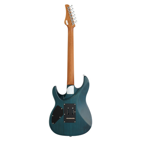 FGN Expert Odyssey DU EW 3 elektrische gitaar Emerald Ocean Burst, 24 RVS frets, met koffer