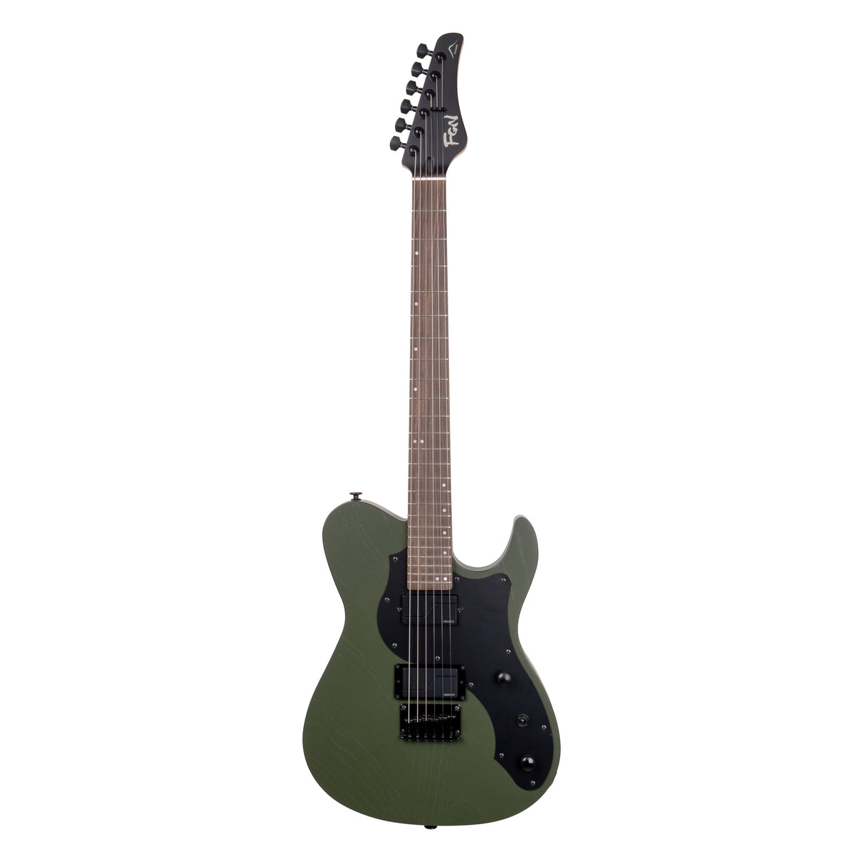 FGN J-Standard Iliad Dark Evolution 664 elektrische gitaar Open Pore Olive Green Fishman Fluence