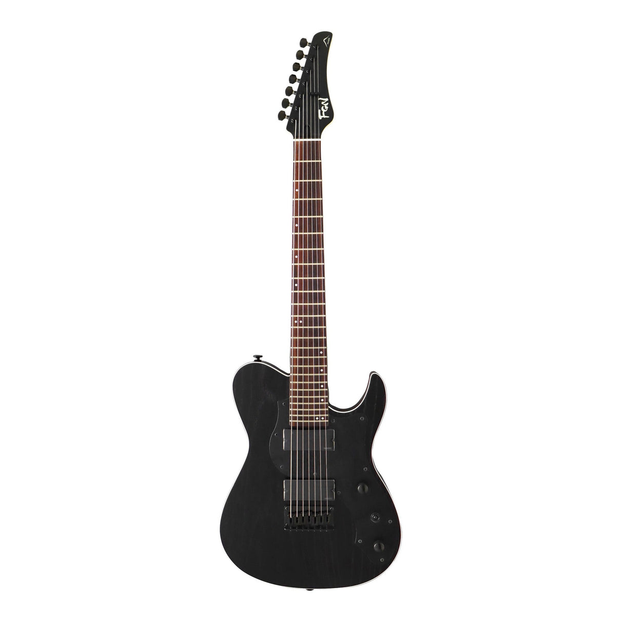 FGN J-Standard Iliad Dark Evolution elektrische gitaar Open Pore Black 7-snarig