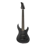 FGN J-Standard Mythic elektrische gitaar Open Pore Black 7-snarig Fishman Fluence