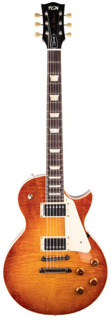 FGN Neo Classic LS30 elektrische gitaar Vintage Violin, AAA Flamed Maple Top, Seymour Duncan SH 18, met gigbag
