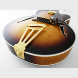 FGN Masterfield Jazz FP elektrische gitaar Jazz Natural, Floating Pickup, 20 jumbo frets, met koffer