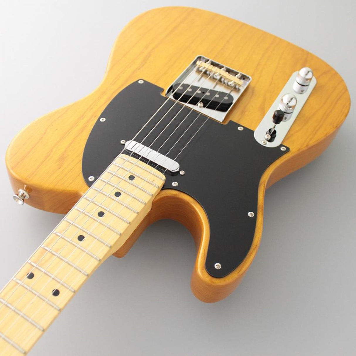FGN Neo Classic TE100 elektrische gitaar Vintage Natural linkshandig incl. gigbag