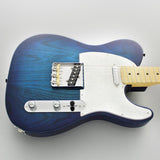FGN Neo Classic TE100 elektrische gitaar See-Thru Blue Burst incl. gigbag