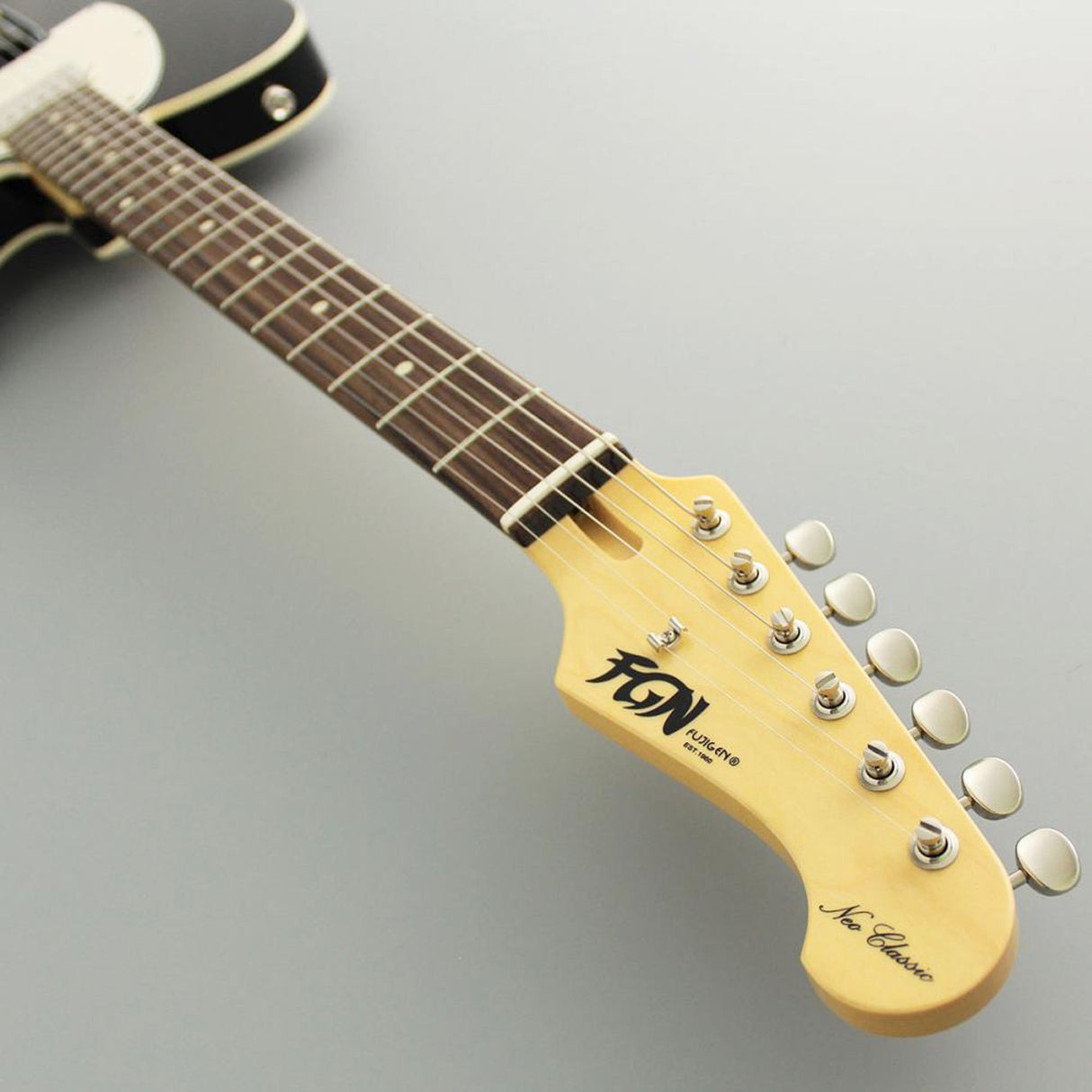 FGN Neo Classic TE210 elektrische gitaar zwart Seymour Duncan pickups