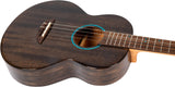 Flight Iris Tinta Baritone TBK Ukulele - Transparent Black