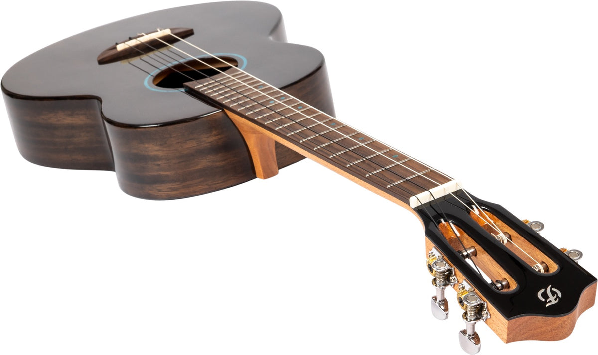 Flight Iris Tinta Baritone TBK Ukulele - Transparent Black