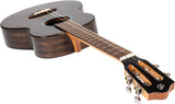 Flight Iris Tinta Baritone TBK Ukulele - Transparent Black