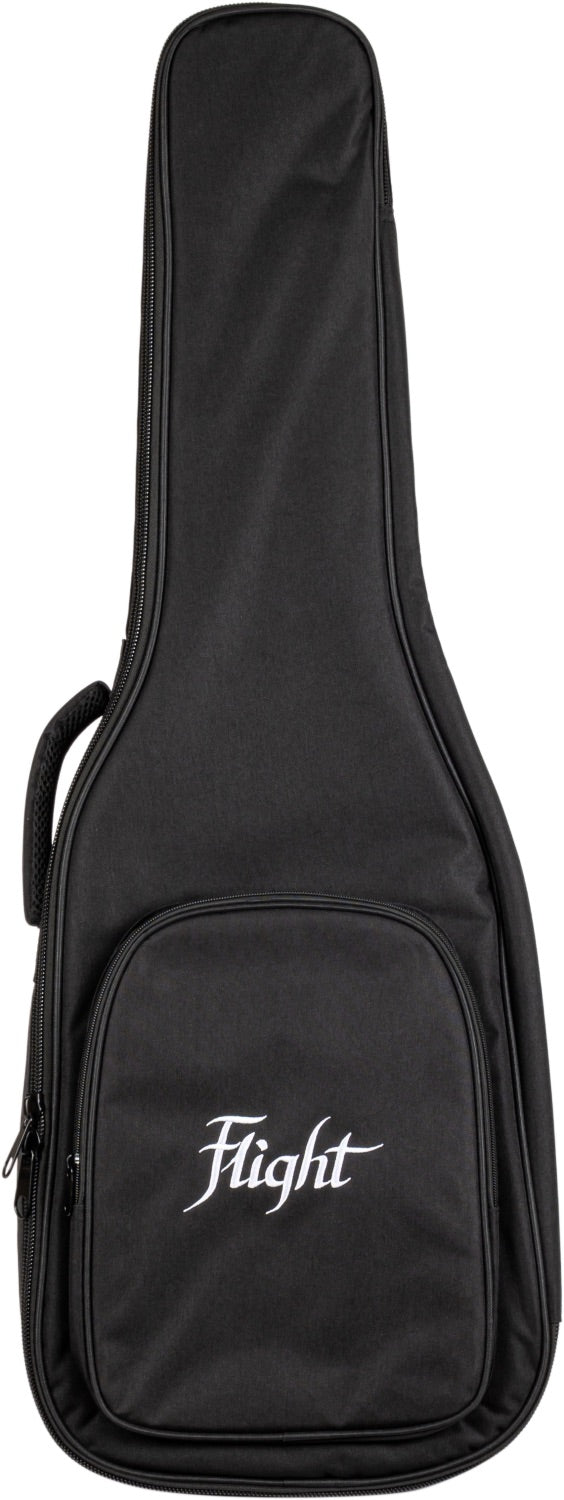 Flight MBB-30 BK Mini Bass Gigbag 15mm Gevoerd Zwart met Accessoirevak