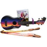 Flight TUS-EE Sunset PACK Elise Ecklund Signature Soprano Ukulele Set met Tuner, Capo, Strap, Songbook en Gigbag
