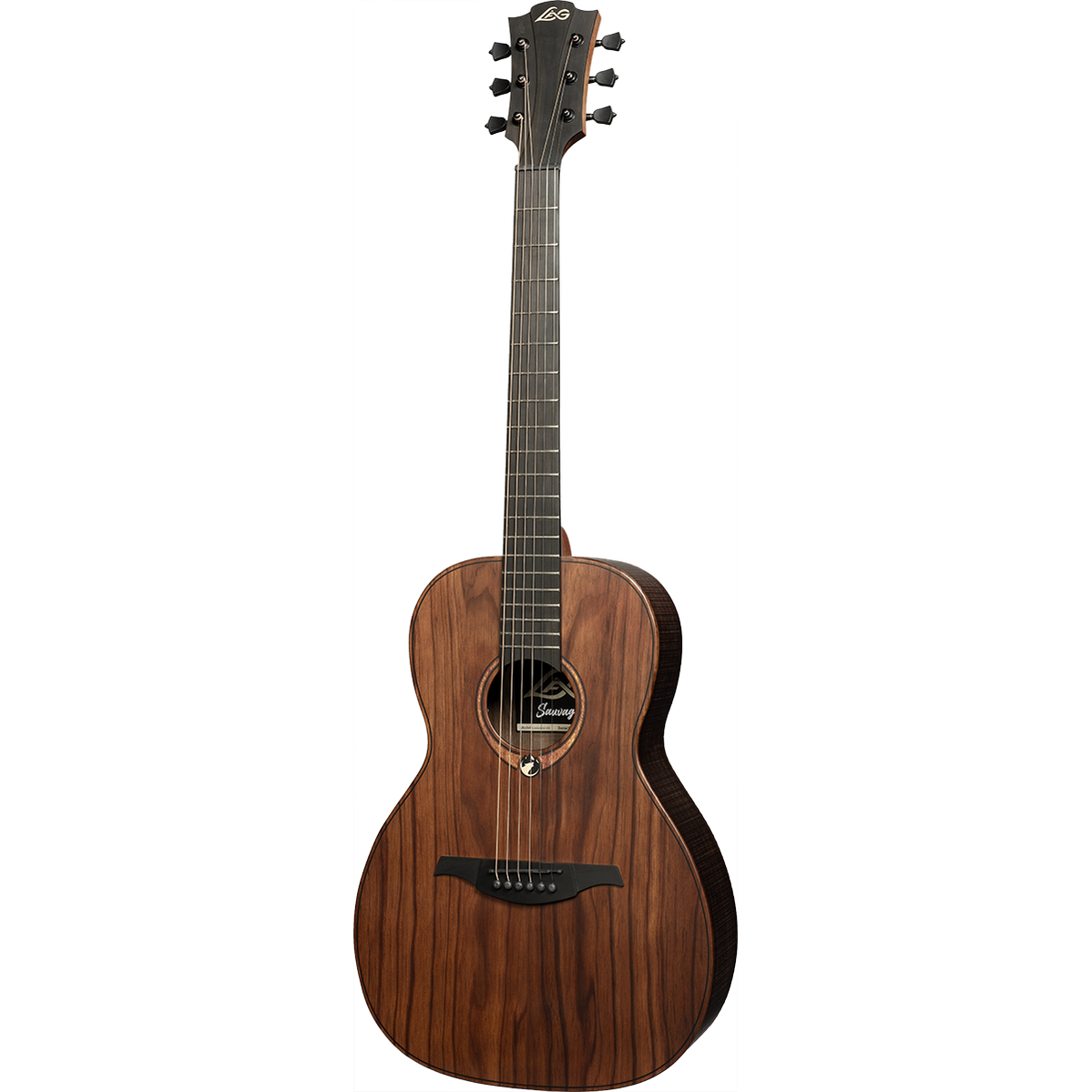 Lâg SAUVAGE-PE Semi-Akoestische Parlor Western Gitaar