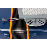 HOHNER A2901 XS Accordeon – 21 toetsen en 15 basssen, Blauw-Oranje, met gigbag en draagband voor kinderen