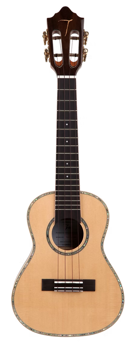 TOM 680 M Tenor Ukulele Massief Sparren met Walnoot en Esdoornbinding