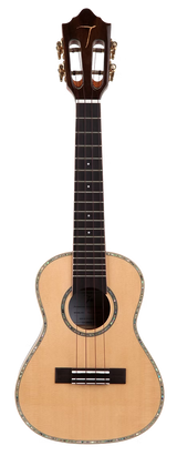 TOM 680 M Tenor Ukulele Massief Sparren met Walnoot en Esdoornbinding