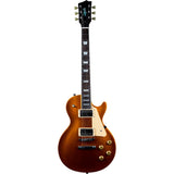 JET JL-500 GD L-style Elektrische Gitaar HH Stop Tailpiece Rosewood Toets Goldtop