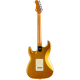 JET JS-300 GD S-style Elektrische Gitaar SSS Tremolo Roasted Maple Toets Goud