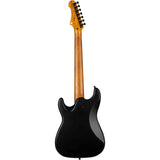 JET JS-407 MBK R 7-snarige S-style Elektrische Gitaar HH Vaste Brug Rosewood Toets Mat Zwart
