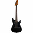 JET JS-407 MBK R 7-snarige S-style Elektrische Gitaar HH Vaste Brug Rosewood Toets Mat Zwart