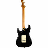 JET JS-480 BK G S-style Elektrische Gitaar HSS Alnico V Tremolo Rosewood Toets Zwart met Gouden Hardware