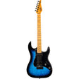 JET JS-450 BLB S-style Elektrische Gitaar HH Tremolo Rosewood Toets Blue Burst