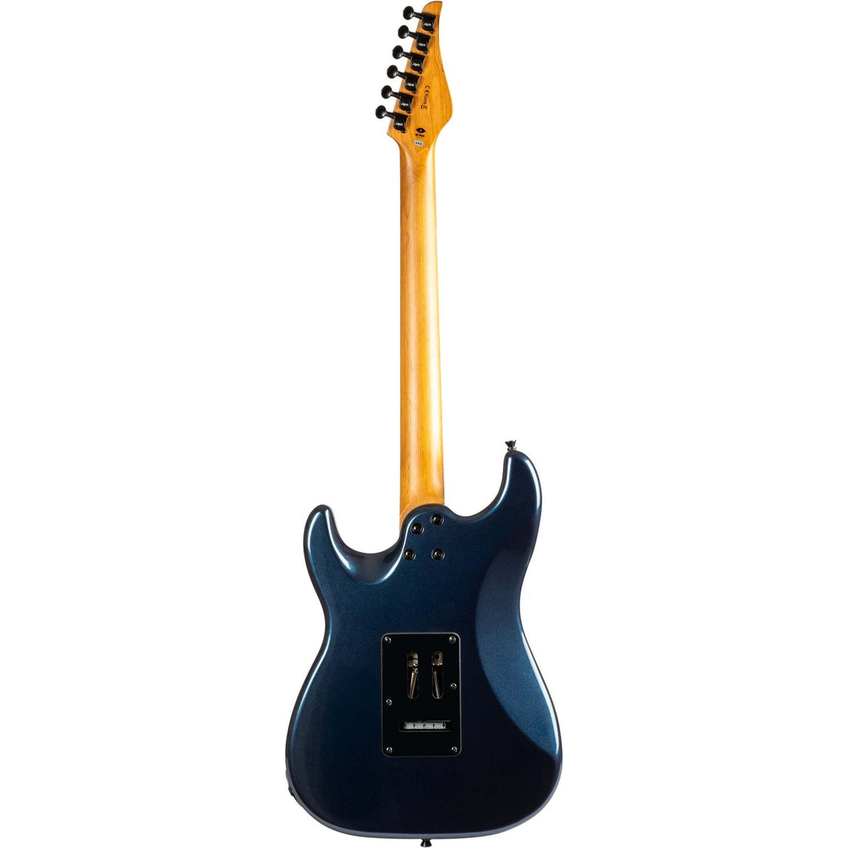 JET JS-800 DBW S-style Elektrische Gitaar HH Double Locking Tremolo Roasted Maple Diep Blauw