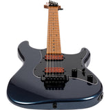 JET JS-800 DBW S-style Elektrische Gitaar HH Double Locking Tremolo Roasted Maple Diep Blauw