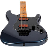 JET JS-800 DBW S-style Elektrische Gitaar HH Double Locking Tremolo Roasted Maple Diep Blauw