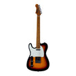 JET JT-300 SB LH Linkshandige T-style Elektrische Gitaar SS Vaste Brug Roasted Maple Toets Sunburst