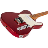 JET JT-300 CAR P90 T-style Elektrische Gitaar P90 + Single Coil Vaste Brug Roasted Maple Toets Candy Apple Red