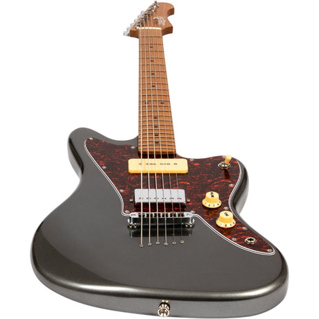 JET JJ-350 Charcoal Baritone Elektrische Gitaar - Charcoal