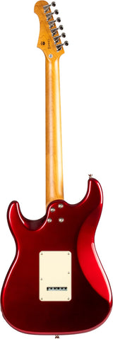 JET JS-400 CAR HH ST Style Elektrische Gitaar - Candy Red