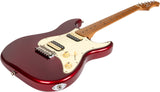 JET JS-400 CAR HH ST Style Elektrische Gitaar - Candy Red