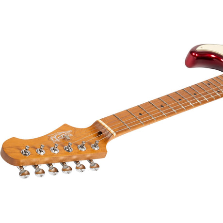 JET JS-400 CAR HH ST Style Elektrische Gitaar - Candy Red