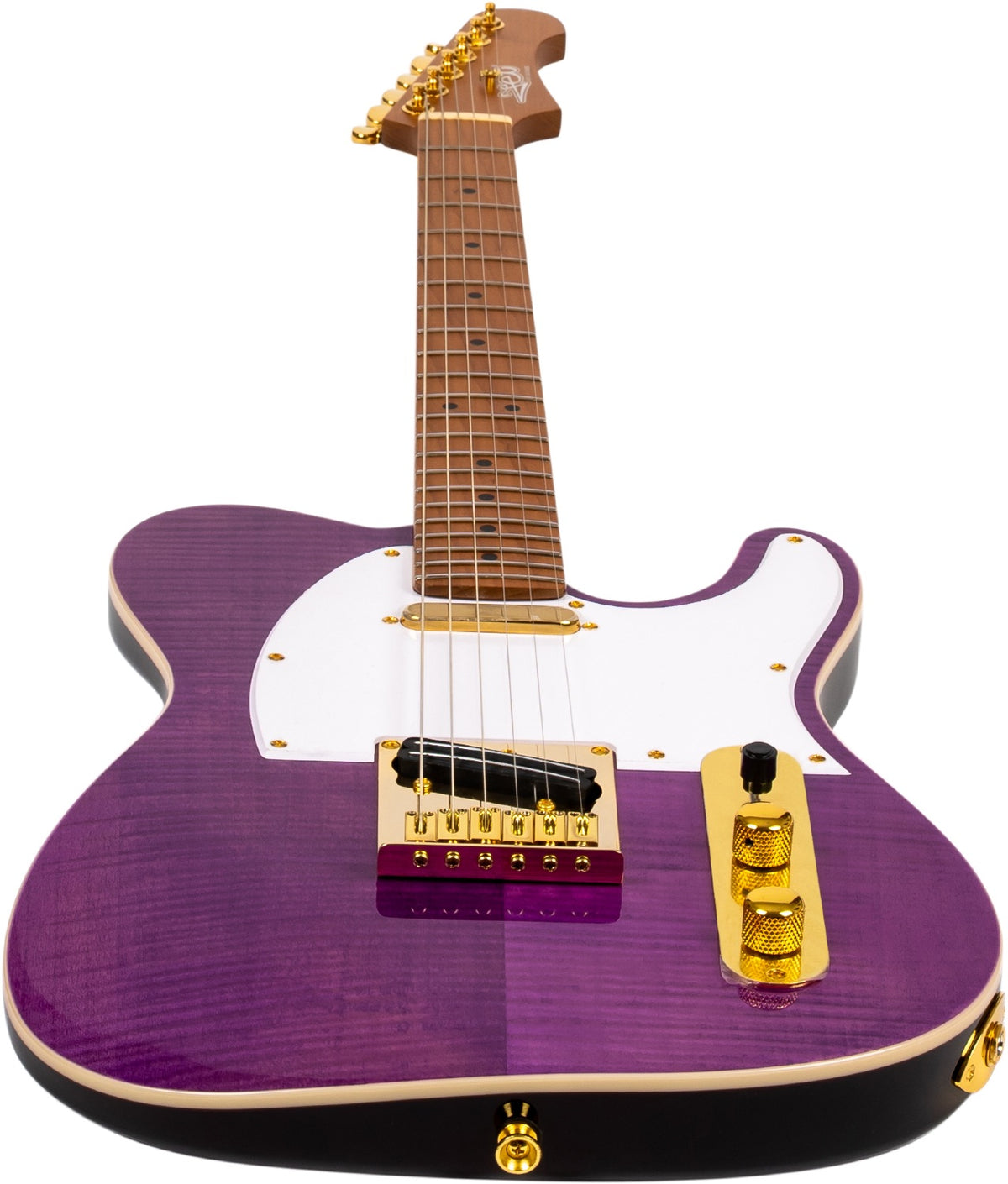 JET JT-600 PP G T-Style Elektrische Gitaar - Purple met Gouden Hardware