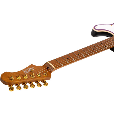JET JT-600 PP G T-Style Elektrische Gitaar - Purple met Gouden Hardware