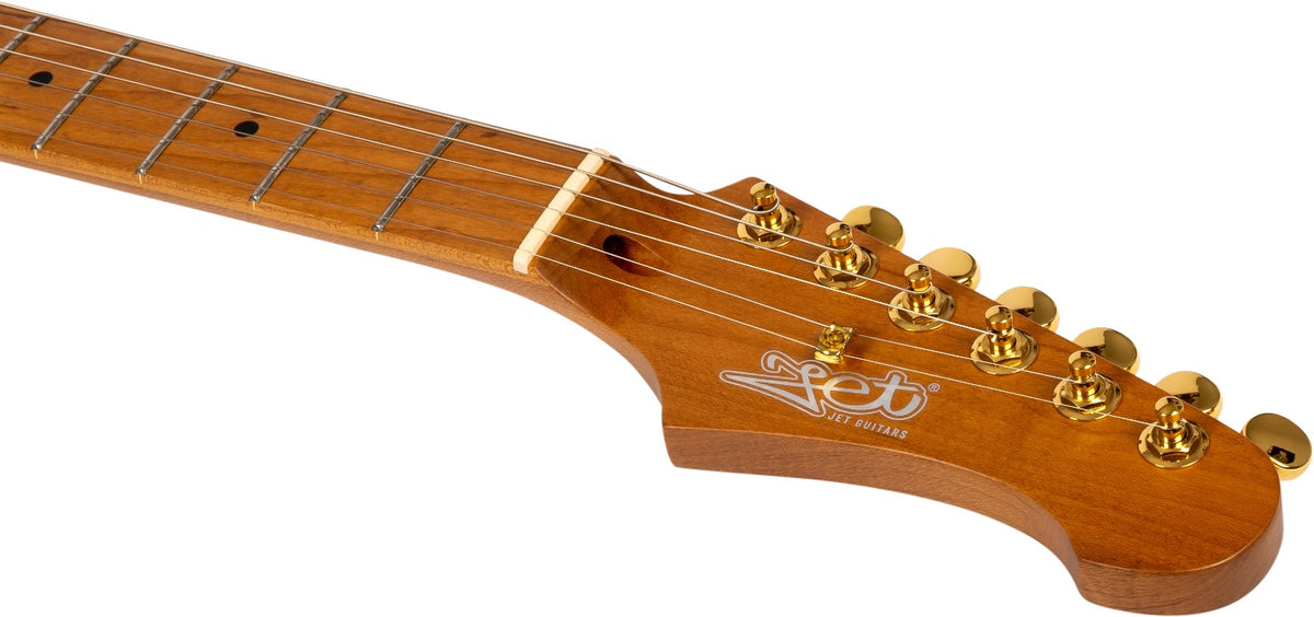 JET JT-600 PP G T-Style Elektrische Gitaar - Purple met Gouden Hardware
