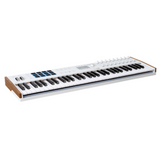 Arturia KeyLab 61 mk3 White – MIDI keyboard, 61 toetsen, RGB pads, DAW-integratie