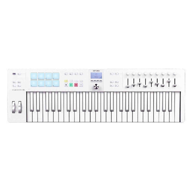 Arturia KeyLab Essential mk3 61 Alpine White – USB/MIDI keyboard met 61 toetsen met softwarebundel