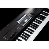 KORG KROME EX 88 Synthesizer – 88 gewogen toetsen, uitgebreide EDM-soundset, USB, grijs-metallic
