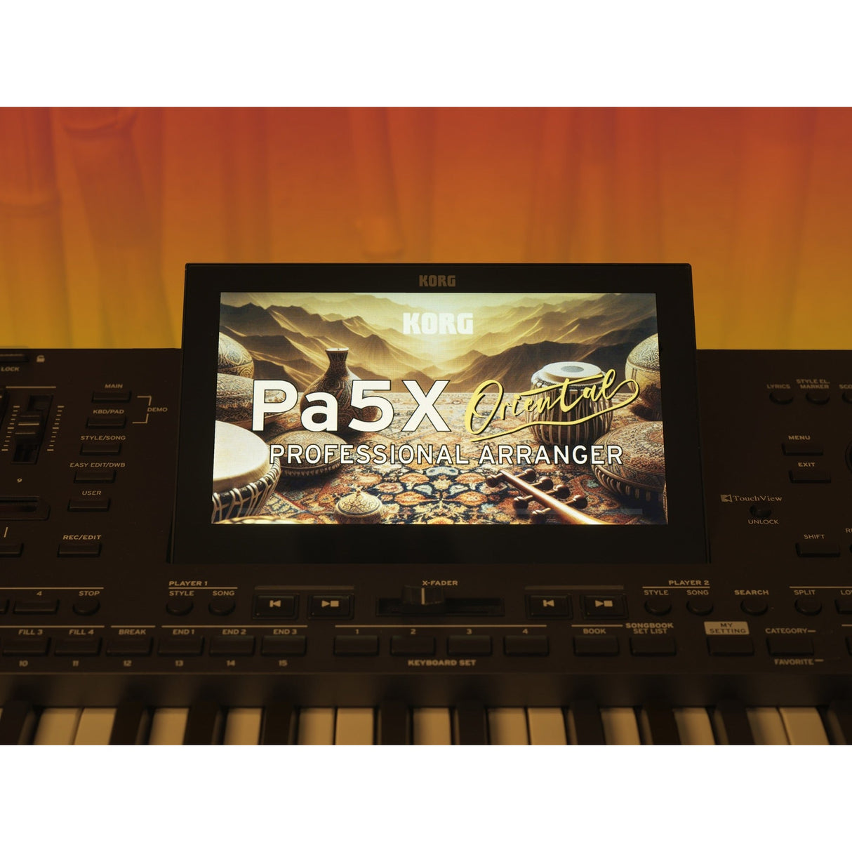 Korg Pa5X 76 ORIENTAL Arranger Keyboard met Aftertouch en Oosterse Sounds